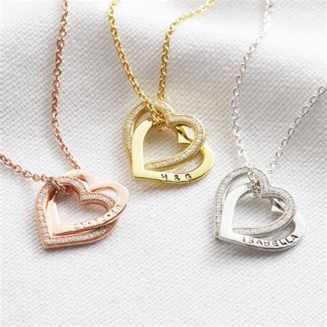 best interlocking heart necklace.